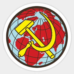 Hammer and Sickle - Communist World Sticker